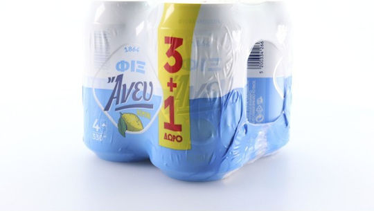 Fix Λεμόνι Lager Κουτί 4x330ml
