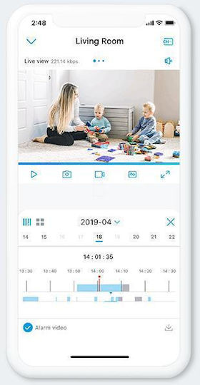 Reolink E Series E340 IP Κάμερα Παρακολούθησης Wi-Fi 4K με Αμφίδρομη Επικοινωνία και Φακό 3.6mm