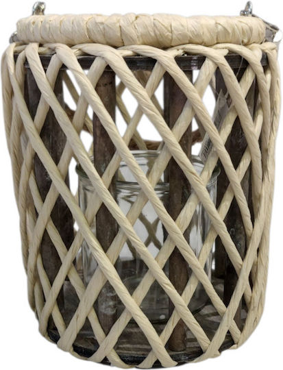 keleman Rope Lantern Brown 16x16x20cm