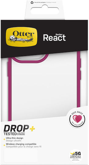 Otterbox Handyhülle Apple iPhone 13 Pro Max Verstärkte React Translucent Modell Rosa