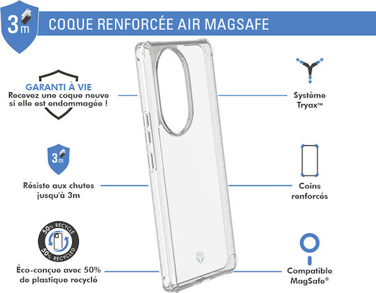 Case Shell Honor 200 Air Reinforced Tryax 3m System Transparent