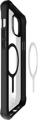 Itskins Hybrid R Sling Magsafe Reinforced Case Iphone 15 Transparent Black