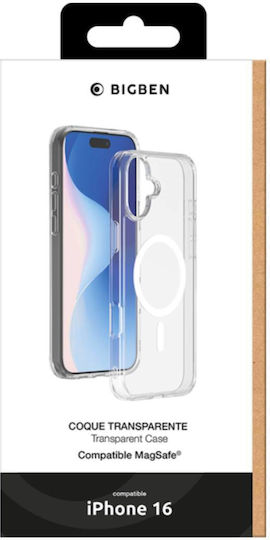 Bigben Protective Cover Iphone 16 Magsafe Transparent
