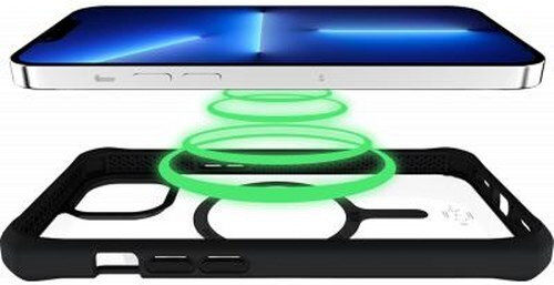 Калъф Itskins За iPhone 14 Plus Подсилен Хибриден Твърд Съвместим С Magsafe Прозрачен