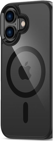 Tech-Protect Magmat Magsafe Back Cover Silicon / Plastic Negru / Transparent (iPhone 16 Plus)