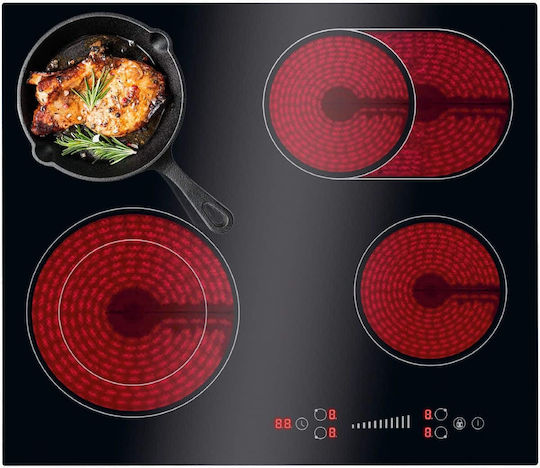 Bomann Smart Plită Ceramică Autonom cu Funcție de Blocare 58x51εκ.