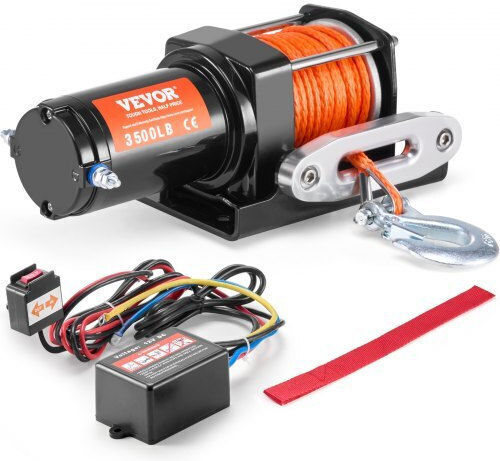 Vevor Electric 4x4 Car Winch 12V with Towing Capacity 1588kg