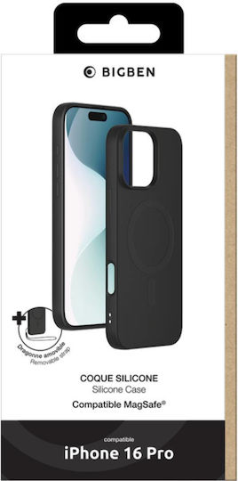 Bigben Protective Cover Iphone 16 Pro Magsafe Black