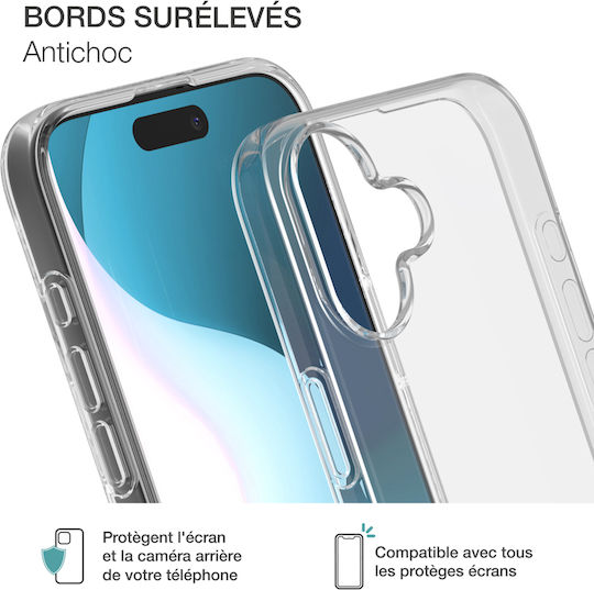 Bigben Husa Iphone 16 Plus Flexibila Silisoft Anti-galben Transparenta