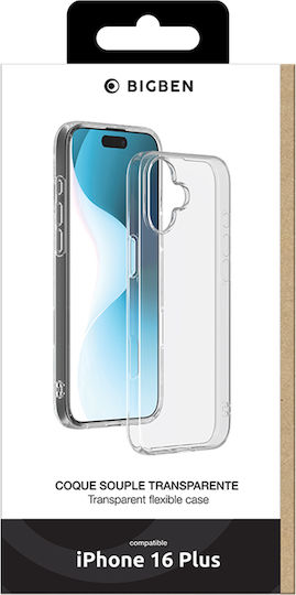 Bigben Husa Iphone 16 Plus Flexibila Silisoft Anti-galben Transparenta