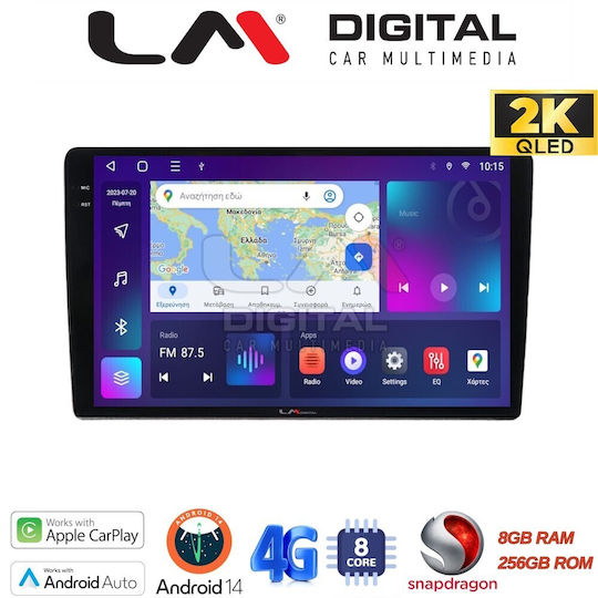 LM Digital Sistem Audio Auto pentru Ford Concentrare / Mondeo / Galaxie / S-Max 2008 > 2014 (Bluetooth/USB/WiFi/GPS/Apple-Carplay/Android-Auto)