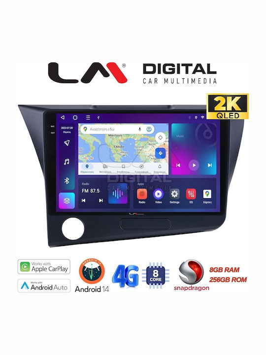 LM Digital Ηχοσύστημα Αυτοκινήτου για Honda CR-Z 2010 > 2018 (Bluetooth/USB/WiFi/GPS/Apple-Carplay/Android-Auto)