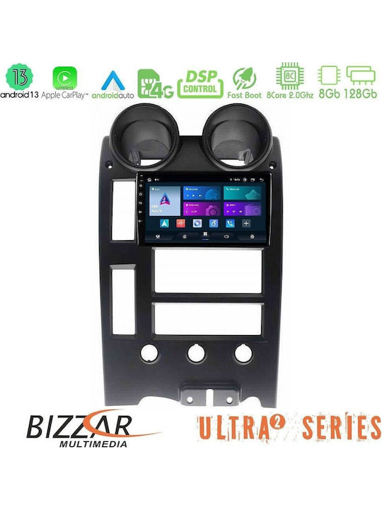 Bizzar Auto-Audiosystem Hummer H2 2002-2007 (Bluetooth/USB/WiFi/GPS/Apple-Carplay/Android-Auto) mit Touchscreen 9"