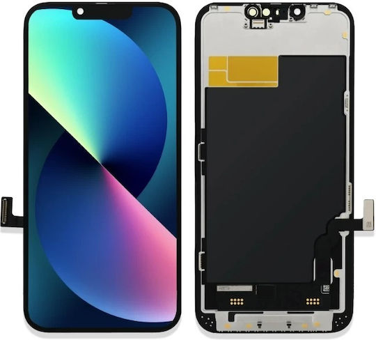 Οθόνη Jk Lcd Unit Complete με Μηχανισμό Αφής για iPhone 13 (Μαύρο)