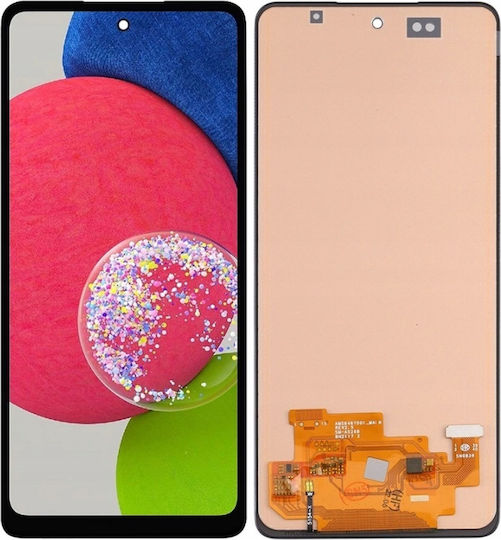 Οθόνη mit Touch-Mechanismus für Samsung Galaxy A52s 5G A528 (Schwarz)