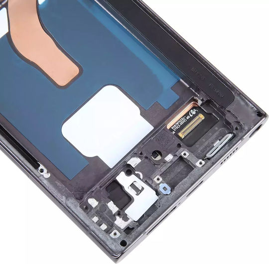 Screen OLED with Touch Mechanism and Frame for Samsung Galaxy S22 Ultra 5G S908B (Black)