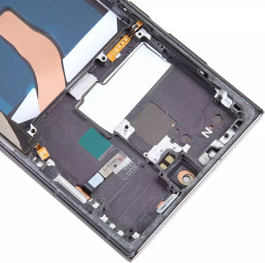 Screen OLED with Touch Mechanism and Frame for Samsung Galaxy S22 Ultra 5G S908B (Black)