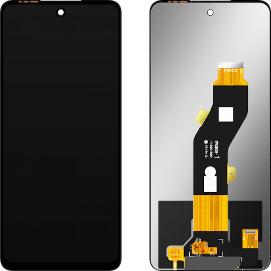 Madrid Papel Mobile Phone Replacement Screen with Touch Mechanism for Tecno Pop 8 Spark 20 Spark 20C Spark Go 2024 Black