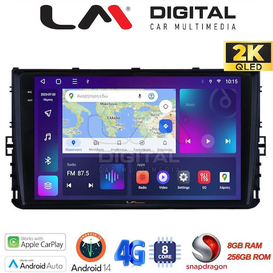 LM Digital Auto-Audiosystem für Volkswagen T-Roc / T-Kreuz 2017> (Bluetooth/USB/WiFi/GPS/Apple-Carplay/Android-Auto)