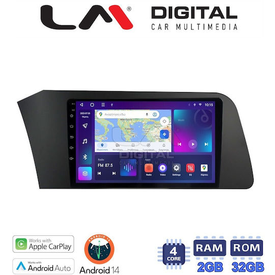 LM Digital Auto-Audiosystem für Hyundai Elantra 2021 (Bluetooth/USB/WiFi/GPS/Apple-Carplay/Android-Auto) mit Touchscreen 9"