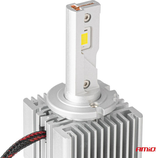 AMiO Лампи Автомобила D3S / D5S / D8S / D1S Canbus LED 6000К Хладно бяло 12-24V 50W 2бр