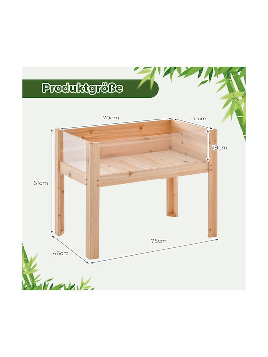 Costway Pot Wooden