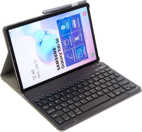 Klappdeckel mit Tastatur im Englisch US Schware (Galaxy Tab S7 / Galaxy Tab S8) EDA00670102A