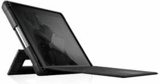 STM Dux Flip Cover Ανθεκτική Μαύρη (Microsoft Surface Go/Go 2/Go 3)