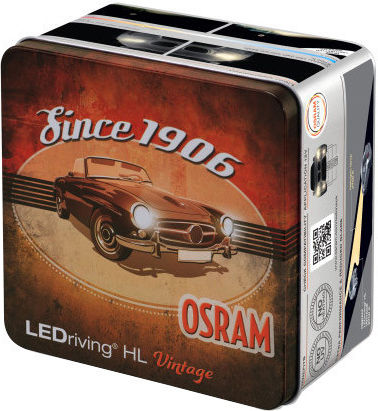 Osram Lamps Car Ledriving Hl Vintage H18 LED 2700K Warm White 12V 18W 2pcs