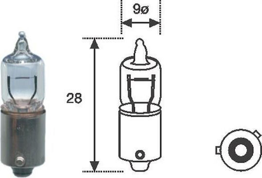 H6w Autolampe 12v 6w