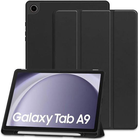 Tech-Protect Smartcase Флип капак Черен (Samsung Galaxy Tab A9 8,7" X110 / X115)