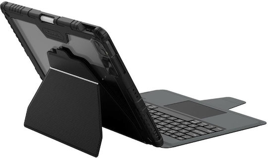 Nillkin Bumper Flip Cover με Πληκτρολόγιο στα Αγγλικά US Μαύρη (iPad 12.9 Pro 2020/2021/2022)