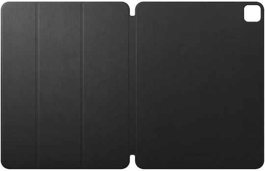 Nomad Фолио Флип Капак Естествена Кожа Черен (iPad Air 13" 2024/2025/2026)
