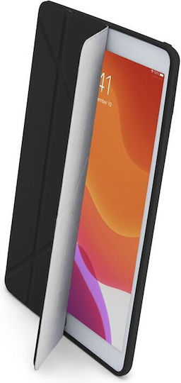 Pipetto Origami No1 Flip Cover Μαύρη (iPad 2019/2020/2021 10.2'')