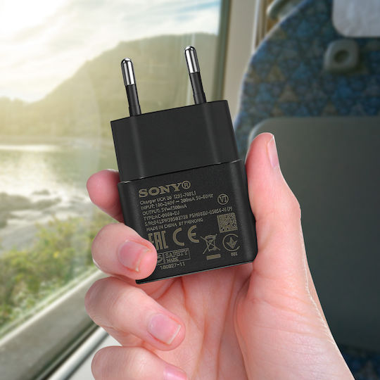 Sony Handyladegerät und Kabel USB-C Schnellaufladung 3.0 Schwarz (UCH12 & UCB20)