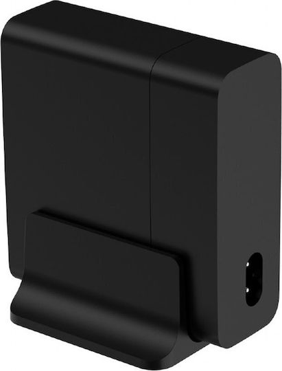 Gembird GaN с 2 USB-A порта и 4 USB-C порта 75W Power Delivery / Quick Charge 3.0 Черен (TA-UC-2A4C-PD75-01-BK)
