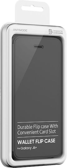 Samsung Folio Case Samsung Galaxy J6 Plus J610 Model Anymode Black