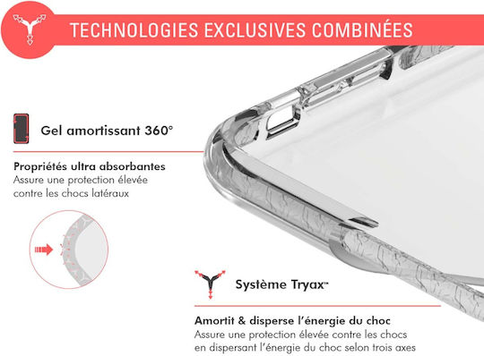 Force Case Mobile Phone Case Samsung Galaxy A8 2018 Reinforced Life Model 3m Transparent