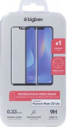 Bigben Connected Закалено Стъкло Защита За Телефон Huawei Mate 20 Lite Против Надраскване Прозрачно