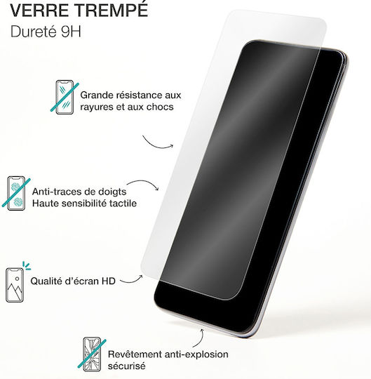 Bigben Screen Protector Honor 200 Lite In Flat Tempered Glass Smartframe Transparent