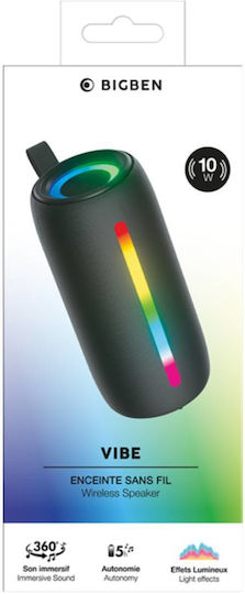 Bigben Interactive Bluetooth високоговорител 10W Черен BTSPVIBE10WLEDB