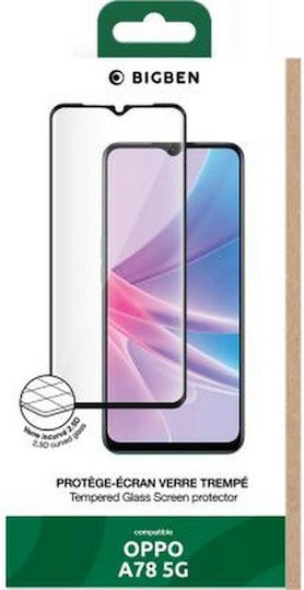 Bigben Connected Закалено Стъкло Протектор за Телефон Oppo A78 5G 2.5D Прозрачно