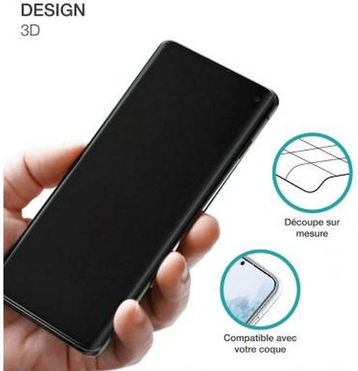 Bigben Verbunden Gehärtetes Glas Displayschutzfolie Oppo Find X2 Pro 3D Kratzfest Transparent