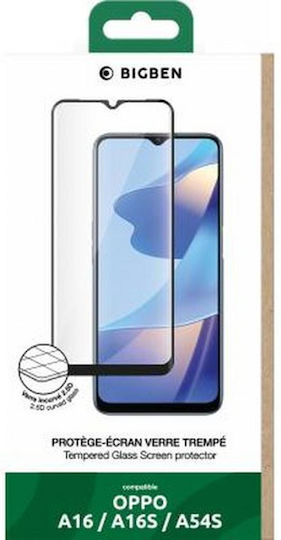 Bigben Verbunden Gehärtetes Glas Displayschutzfolie Oppo A54s A16 A16 2.5d Kratzfest Transparent Schwarz