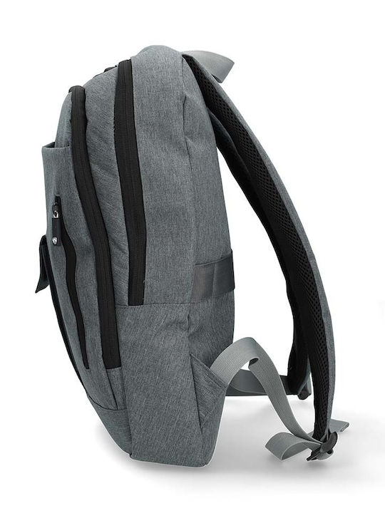 Nedis Laptoptasche Rucksack 10-16” 10 Fächer Leicht Gewichtssparend Kompakt Grau