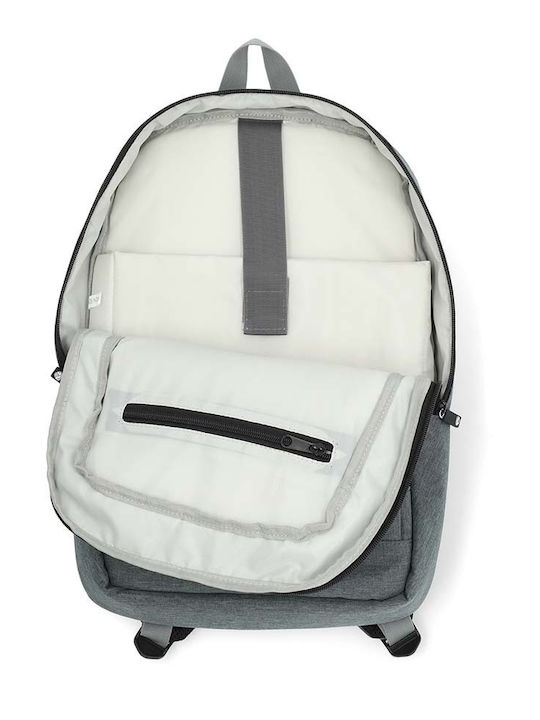 Nedis Laptoptasche Rucksack 10-16” 10 Fächer Leicht Gewichtssparend Kompakt Grau