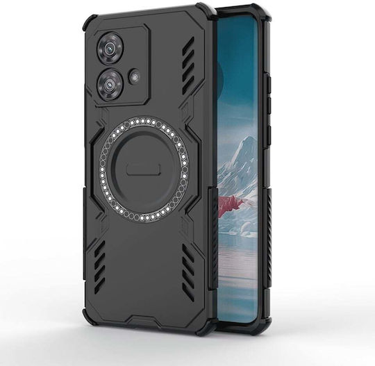 Umschlag Rückseite Schwarz (Motorola Edge 40 Neo - German)