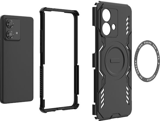Umschlag Rückseite Schwarz (Motorola Edge 40 Neo - German)