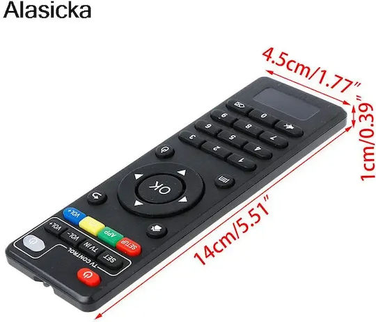 Universal Τηλεχειριστήριο RM-PENDO για TV Boxes for TV Βox X8 Mini/Χ96 Mini/X96 Max