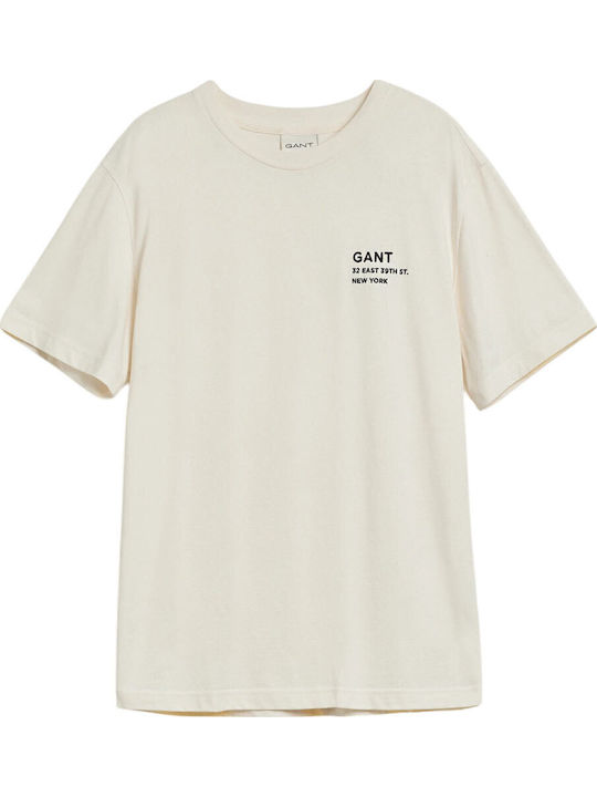 T-shirt Εκρού